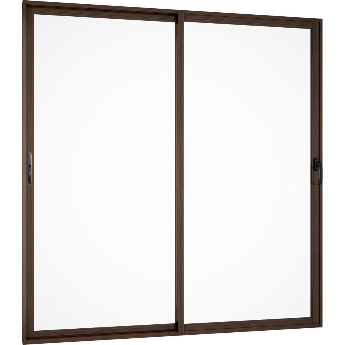 WINTEC - Ventana termopanel aluminio 195x205 cm madera corredera