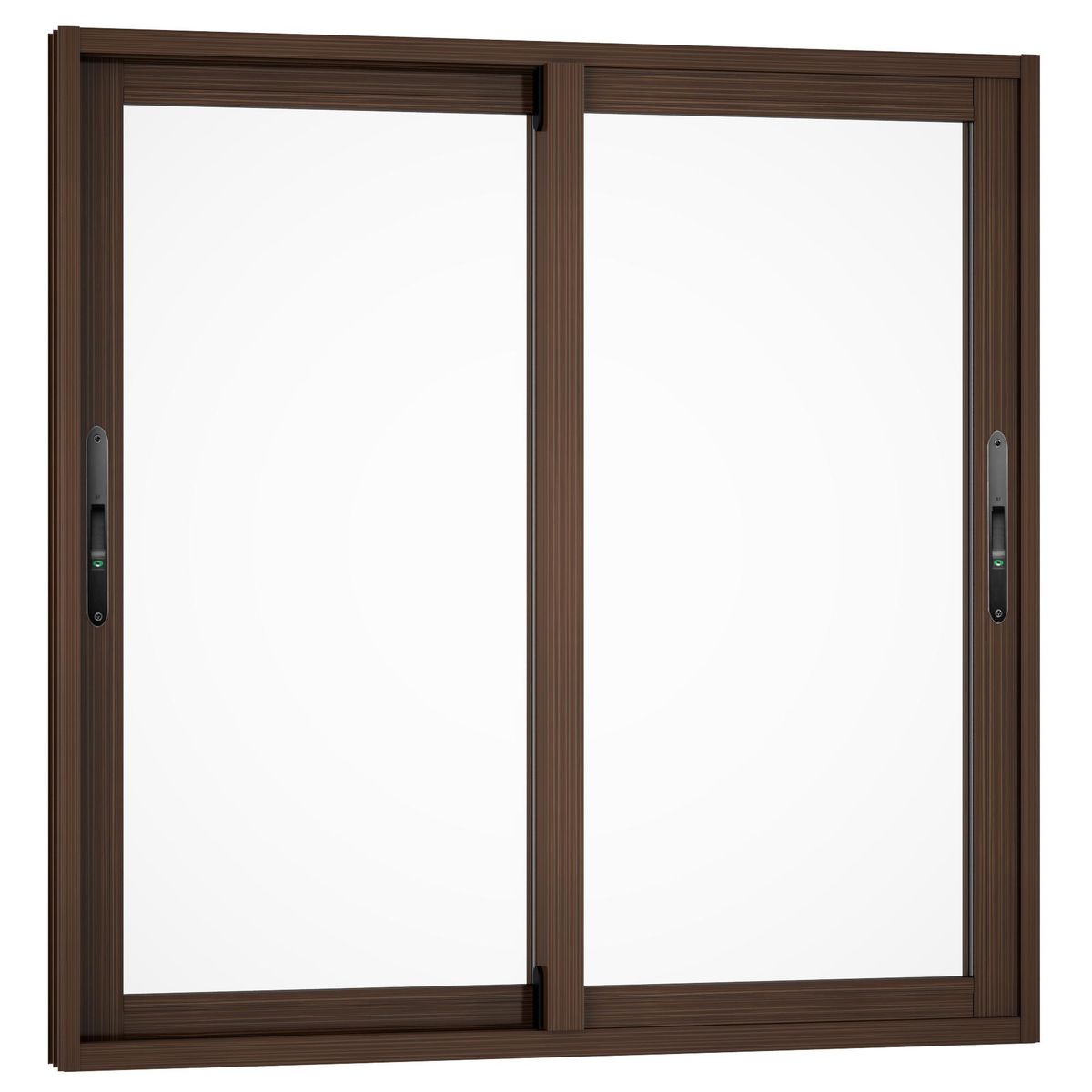 WINTEC - Ventana termopanel aluminio 60x60 cm madera corredera