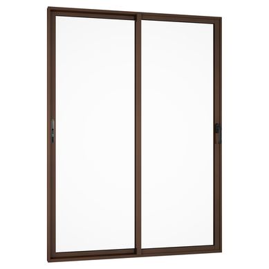 Ventanal termopanel aluminio premium select 150x205 madera corredera