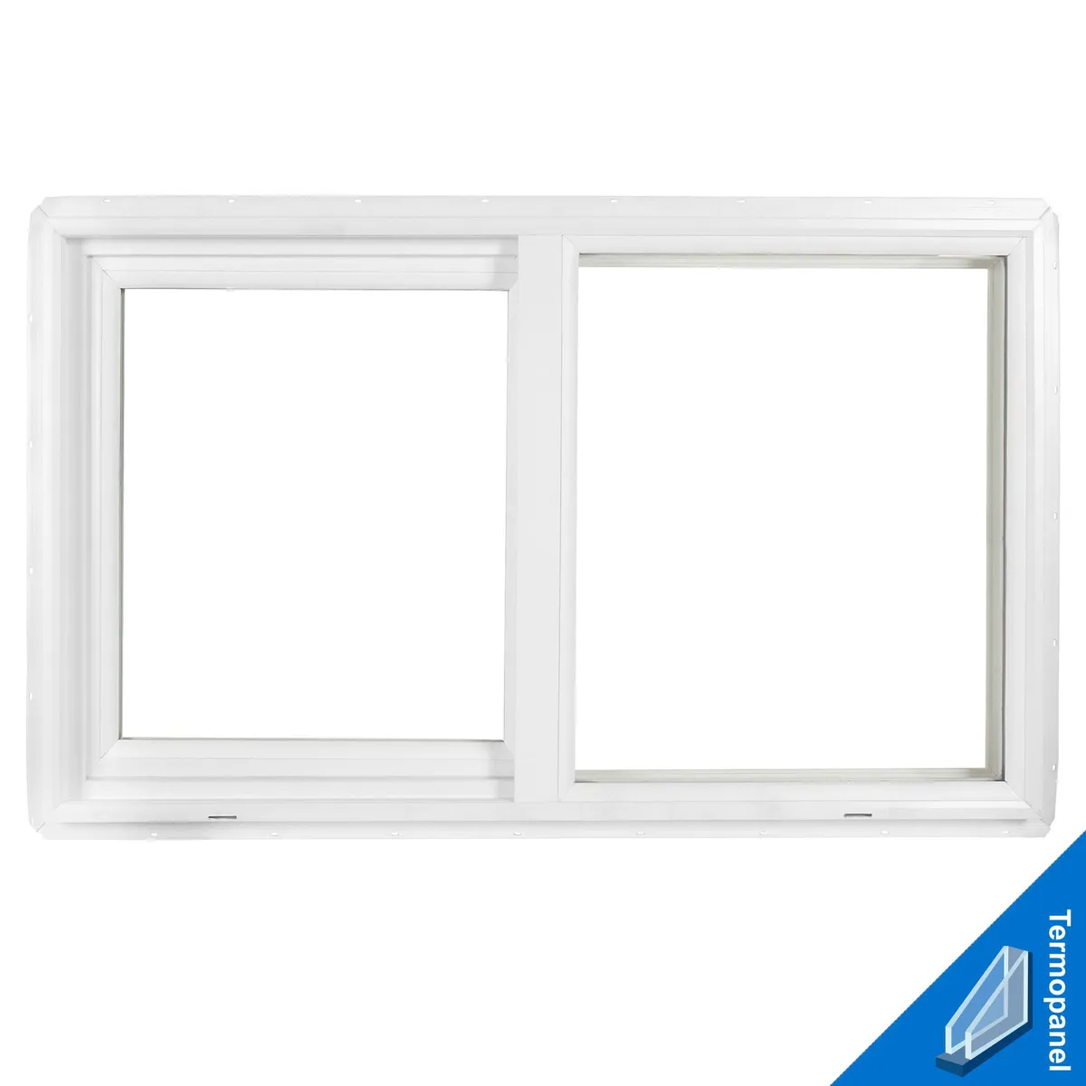 WINTEC - Ventana termopanel PVC 100x60 cm blanco corredera