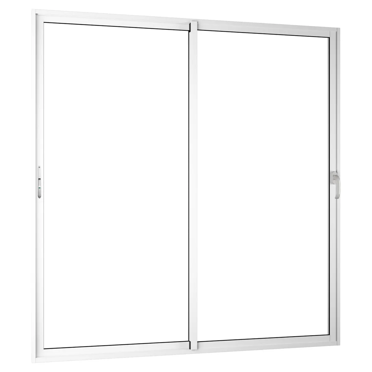 WINTEC - Ventana termopanel PVC 195x205 cm blanco corredera