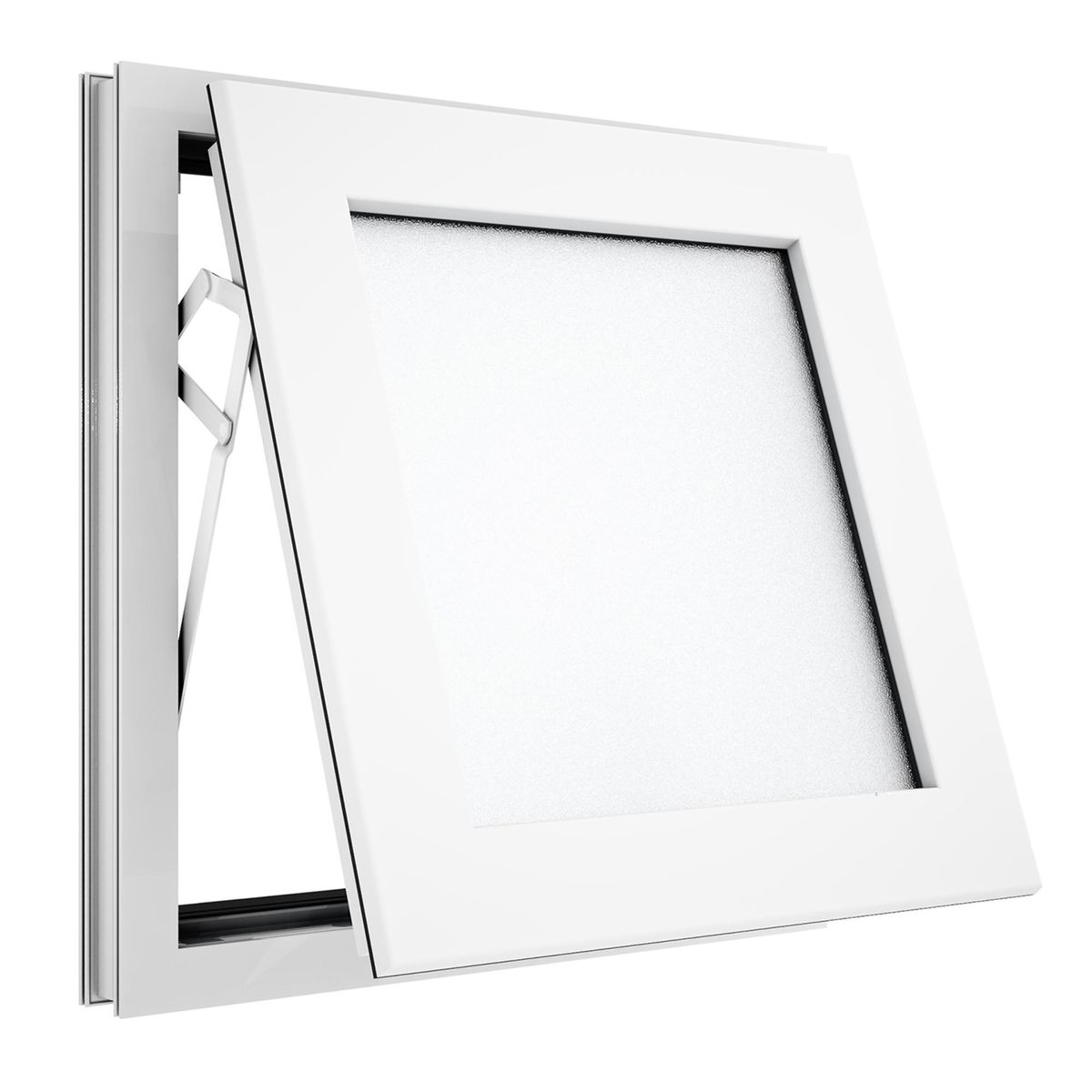 WINTEC - Ventana termopanel PVC 60x60 cm blanco proyectante