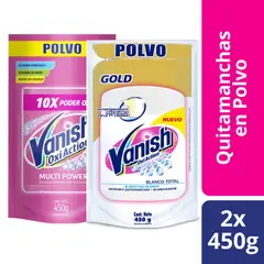 VANISH - Pack 2 Blanco Rosa Polvo 450