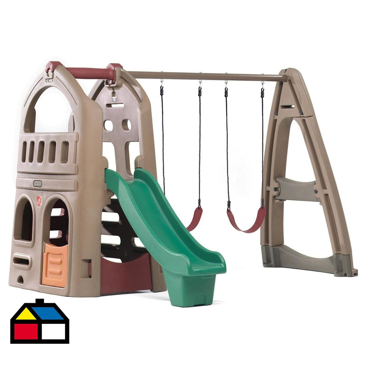 STEP 2 - Centro de Juego 213x283x190 cm Marron