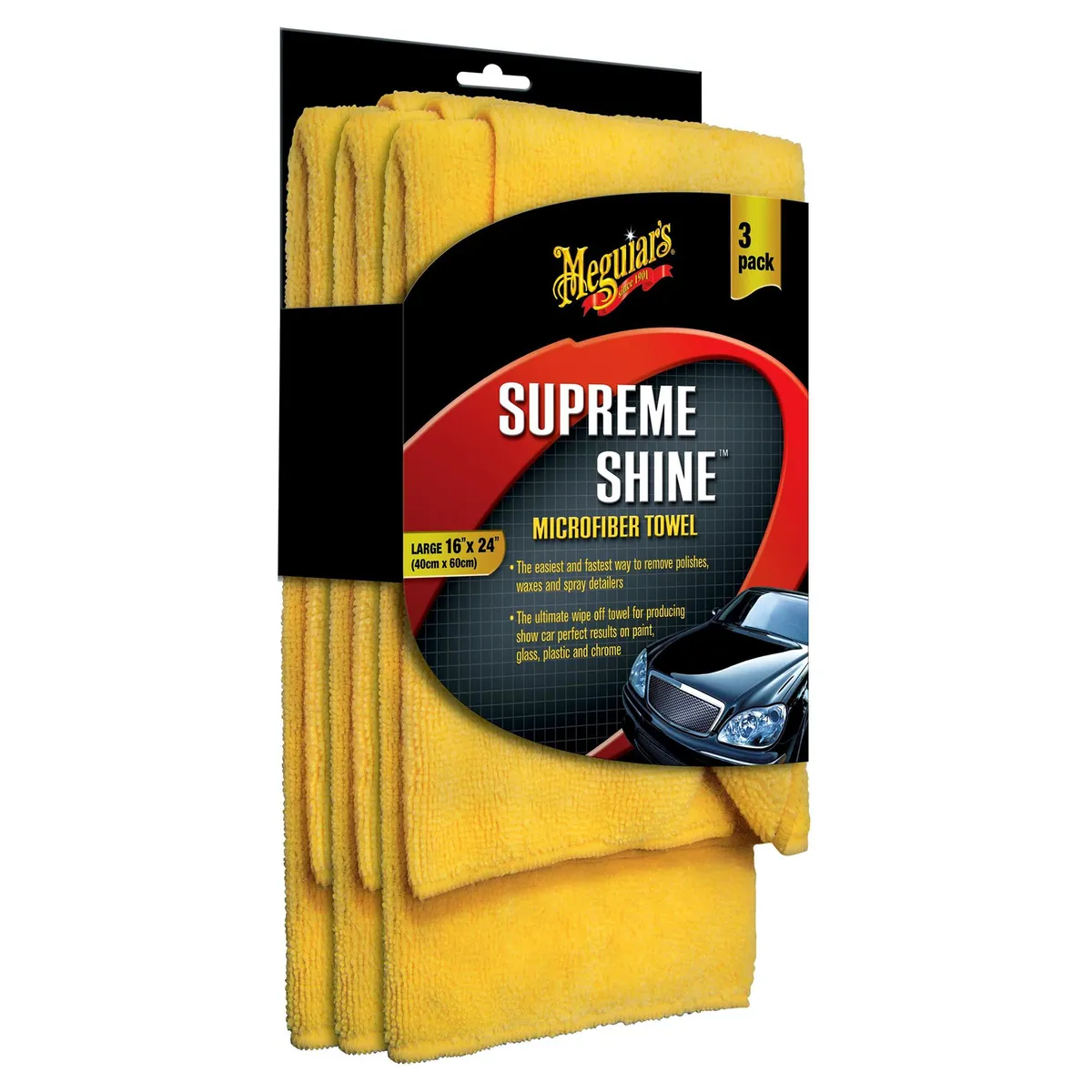 MEGUIARS - Set de Paños Meguiars para Auto 3 Unidades