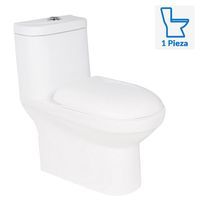 Sanitario One piece a Piso 30,5 cm 6 Litros Malaga Blanco