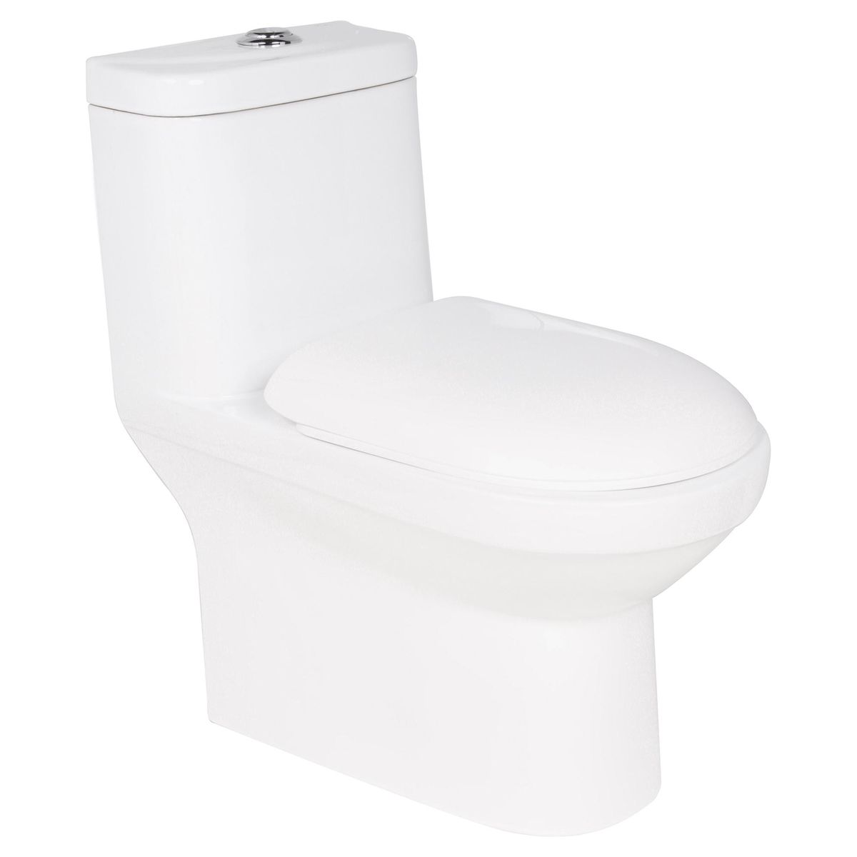 FANALOZA - Sanitario One piece a Piso 30,5 cm 6 Litros Malaga Blanco