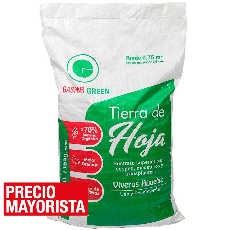GENERICO - Tierra de hoja para jardín 30 litros saco