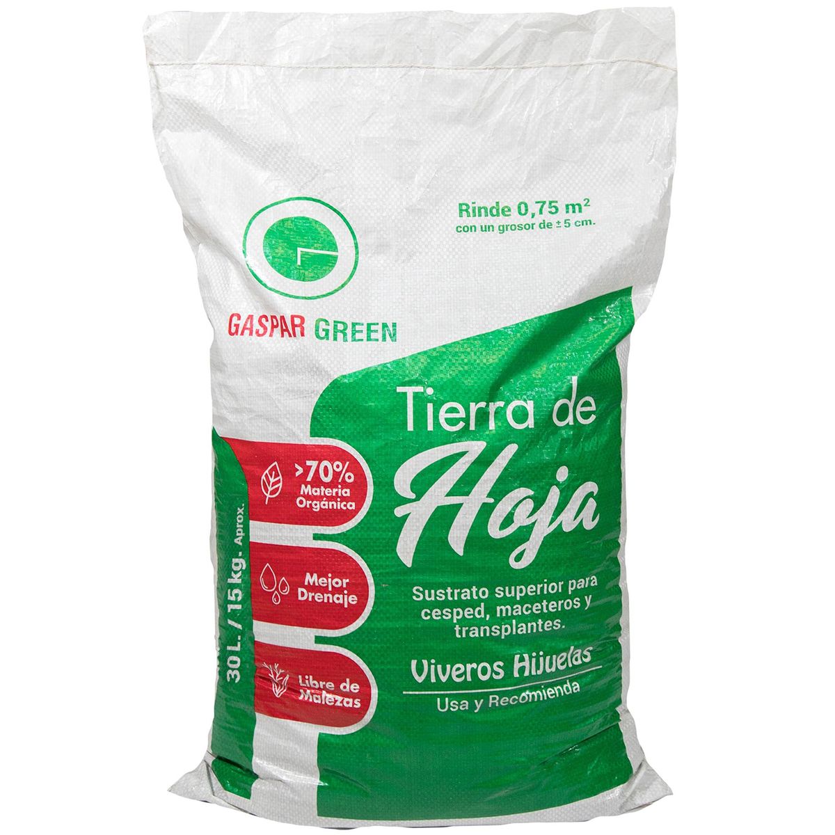 COMERCIALIZADORA VH - Tierra de hoja para jardín 30 litros saco