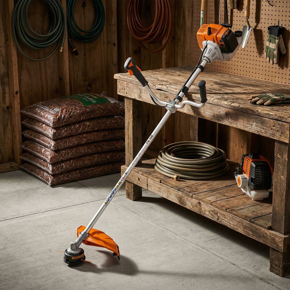 Desmalezadora 2 tiempos FS120 1,8 HP 30,8 cc, marca STIHL - Foto 2