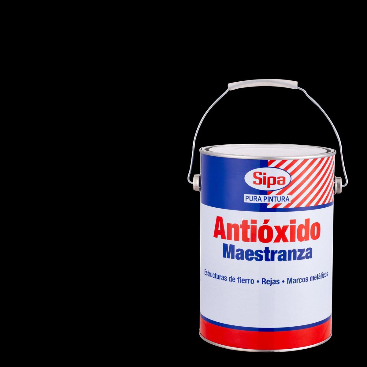 SIPA - Pintura Antióxido Lata 1 galón(es) Mate Negro maestranza