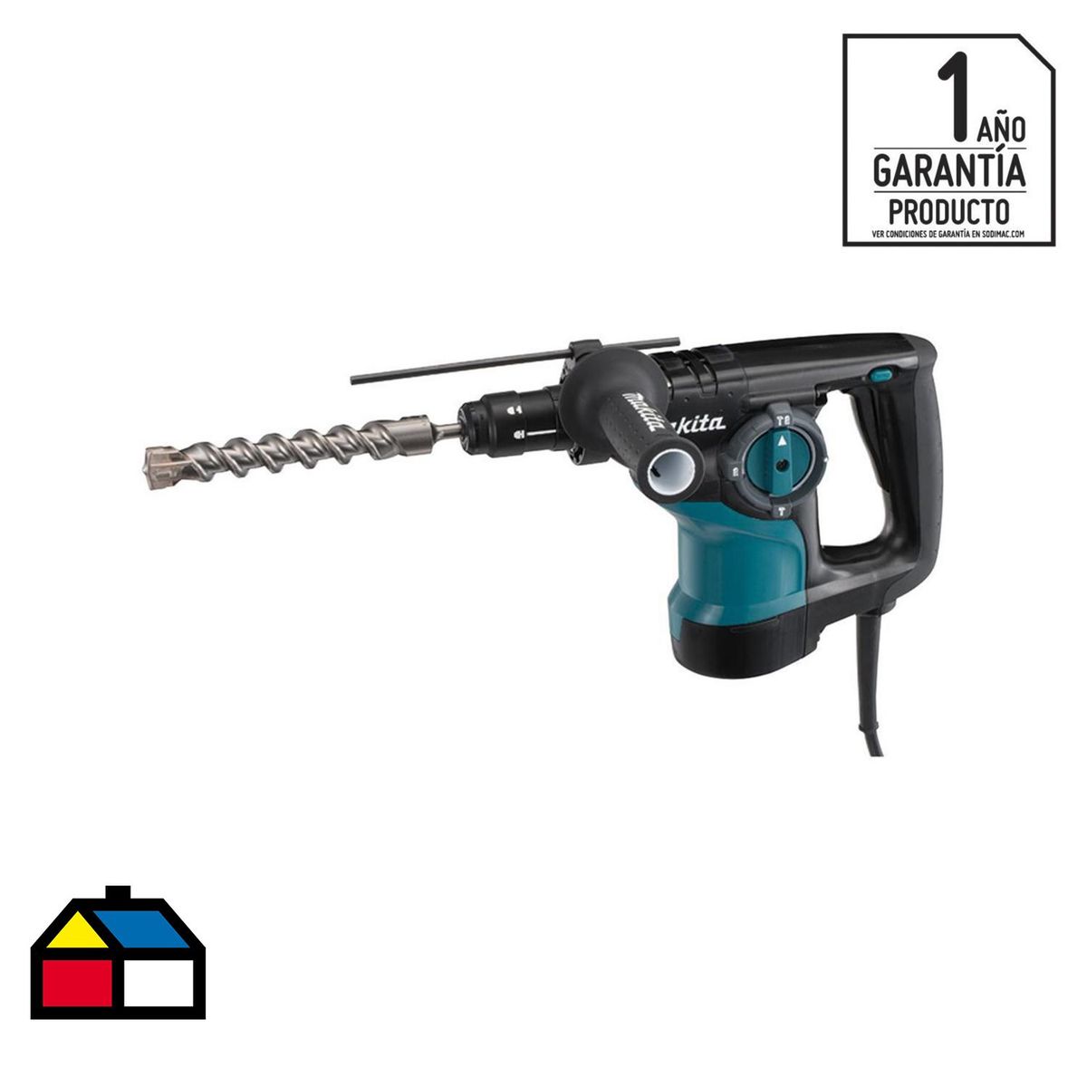 MAKITA - Rotomartillo eléctrico 800W 2.7 J