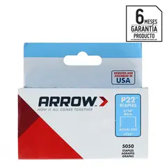 ARROW - Corchete 8mm 5000 unidades