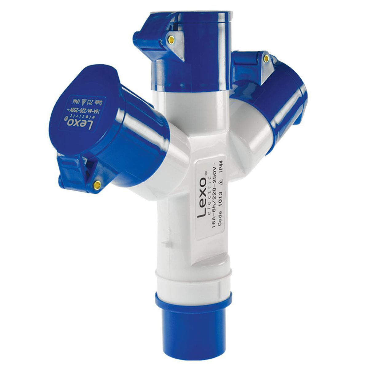 LEXO - Derivador Para Enchufe 3 Hembras 16A 220V