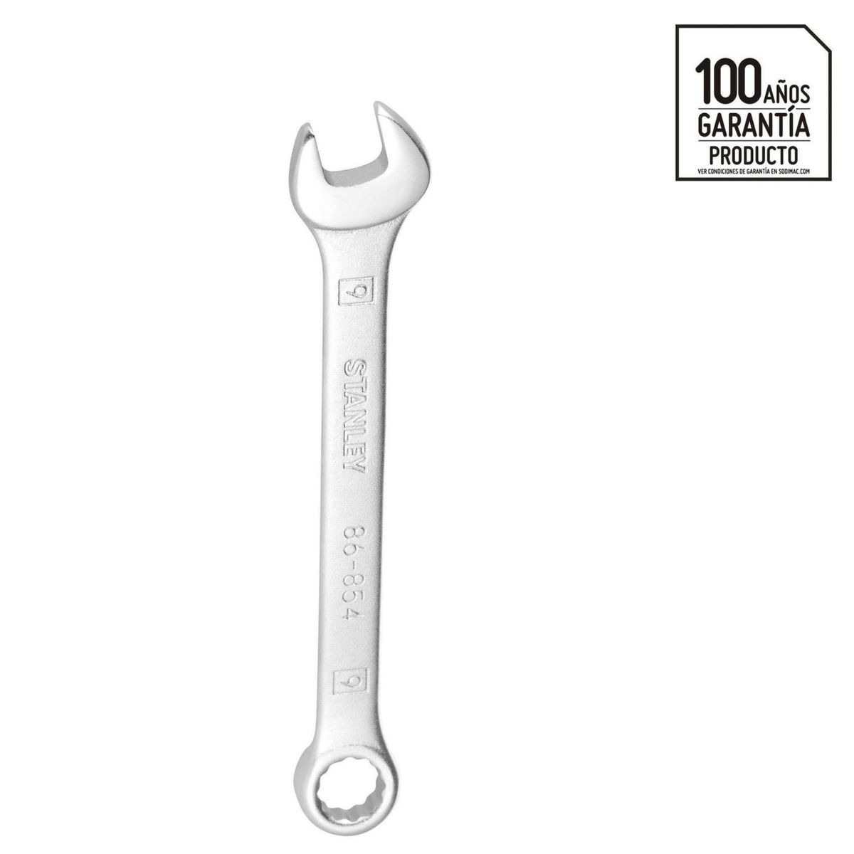 STANLEY - Llave de combinación 9 mm acero cromado