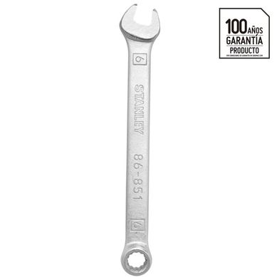 Llave de combinacin 6 mm acero cromado.