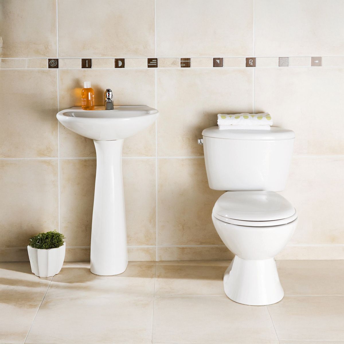 S/M - Lavamanos Milano Forma Ovalada Porcelana 46.5x23x36.5 cm Blanco