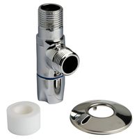 Llave Angular 1/ 2"" Cierre Cerámico Para Baño Corsovalv