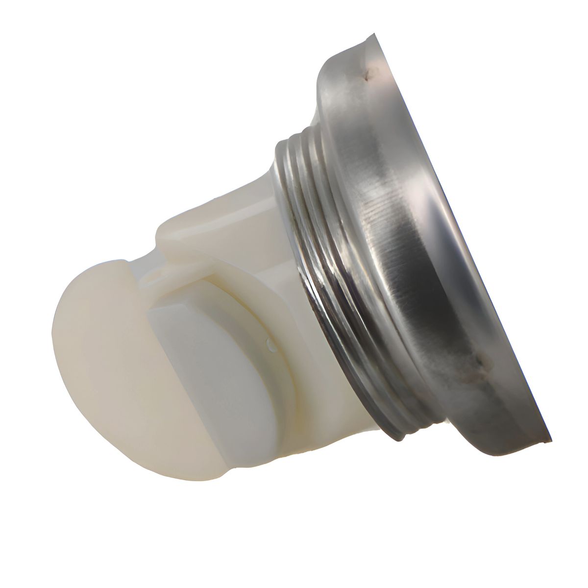 CORSOVALV - Pileta Acero Inoxidable 10x10 cm Rejilla Cuadrada para Receptáculo en Obra