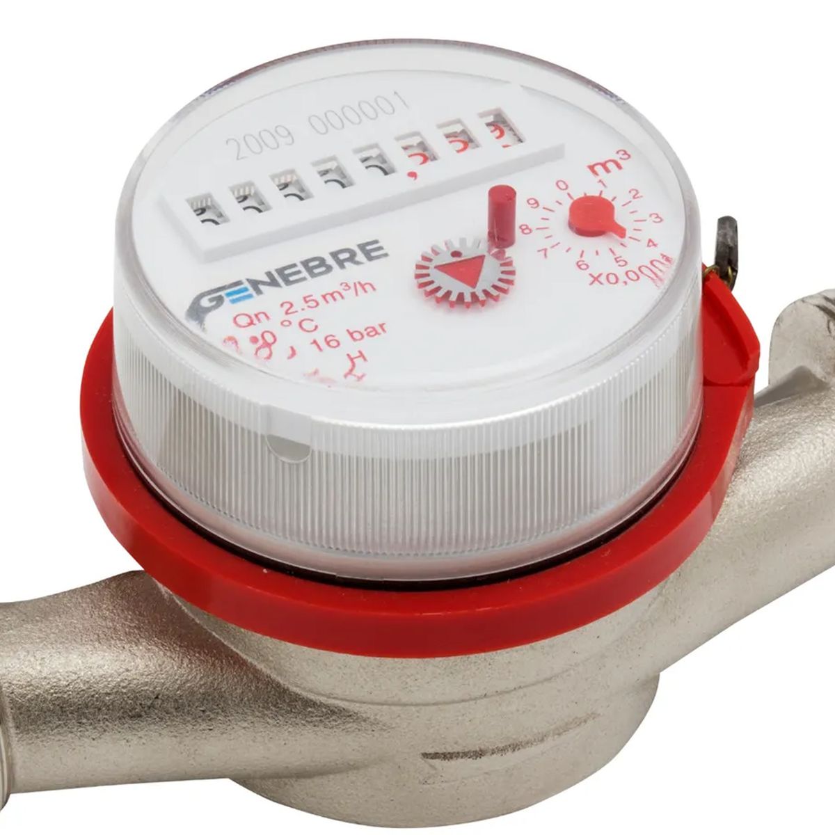 TRESS - Medidor para Agua Caliente con Tapa 1/2"