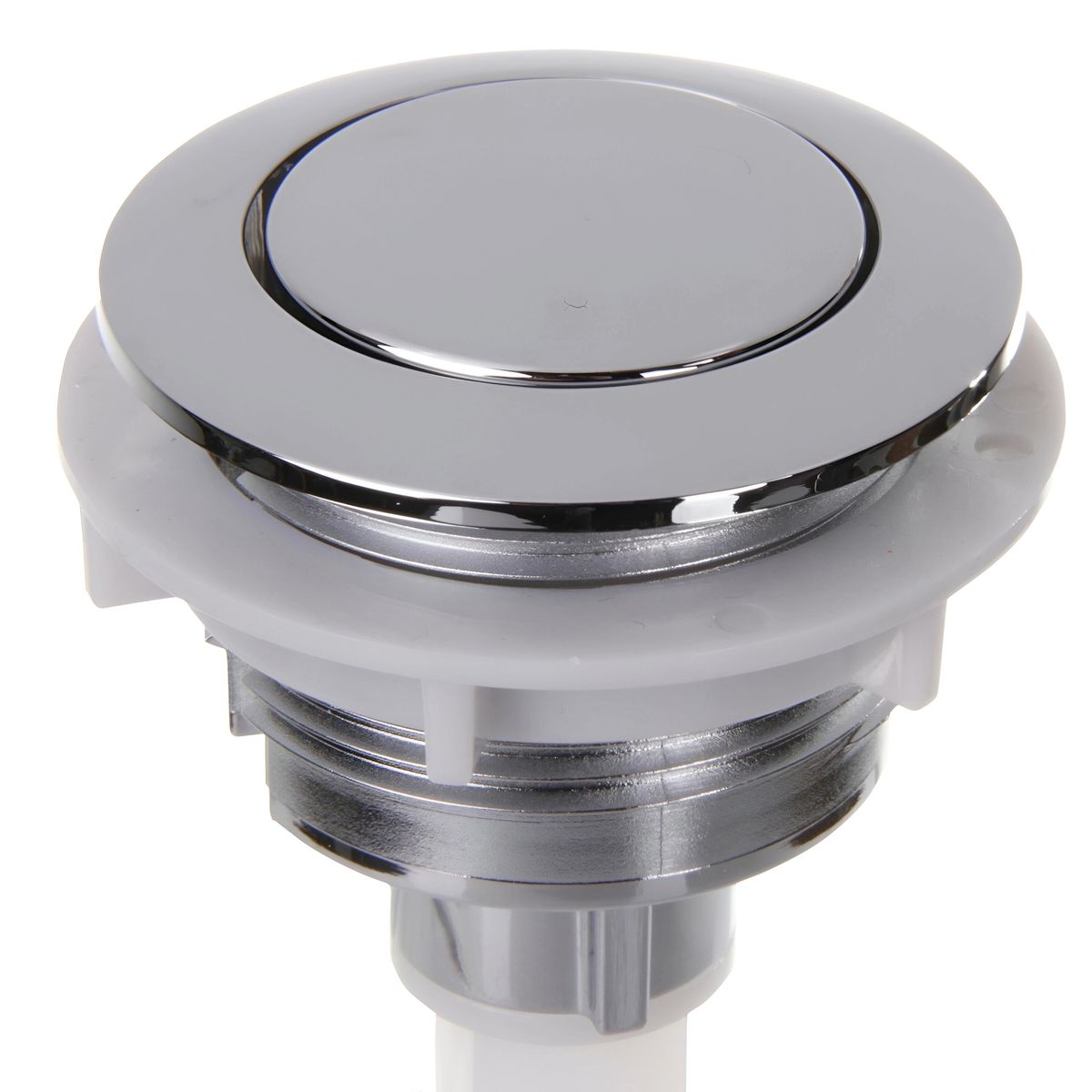 TRESS - Botón Cromado Una Etapa 38 Mm Descarga Estándar Corsovalv