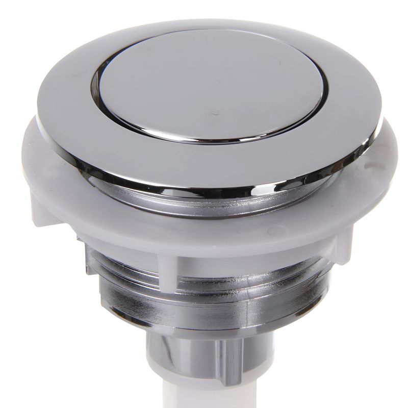 CORSOVALV - Boton Cromado para 1 Etapa 38 mm para Descarga Estandard