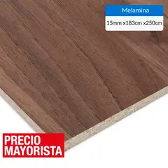 VESTO - Melamina Nogal Terracota 15 mm 183x250 cm