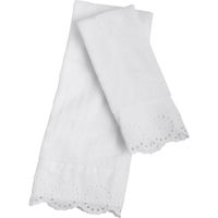 Set de Toallas Visita 400 gr Algodón 30x45 cm Blanco