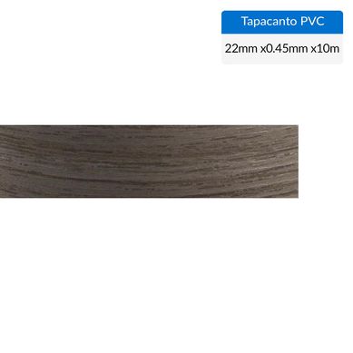Tapacanto PVC Olmo Pardo 22x0,45 mm 10 m