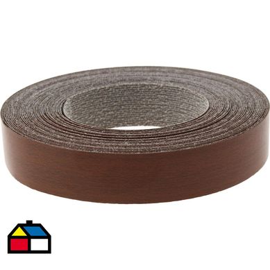 Tapacanto Melamina Tabaco encolado 22x0,45 10 m