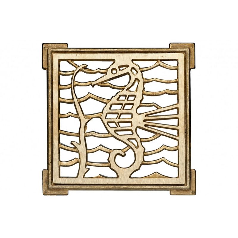 POLI - Celosía de ventilación bronce 10x10 cm