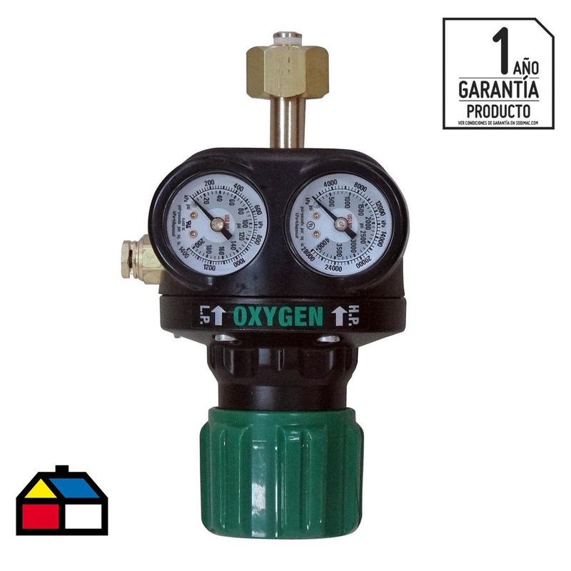 VICTOR - Regulador de gas oxígeno industrial 200 PSI