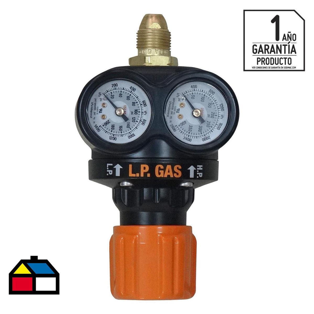 VICTOR - Regulador de gas propano industrial 400 PSI