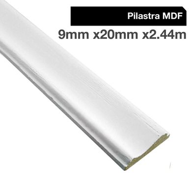 Pilastra MDF Blanco  x