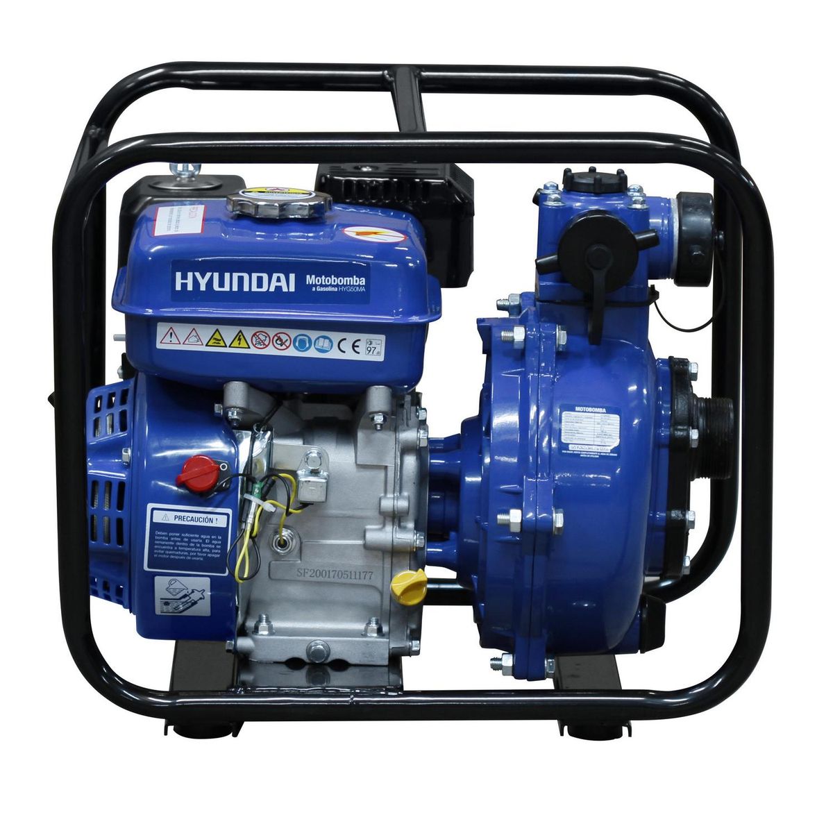 HYUNDAI - Motobomba a gasolina 6,5 HP