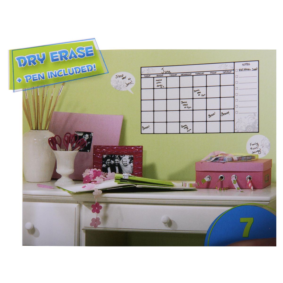 ROOMMATES - Sticker decorativo calendarios 44 cm