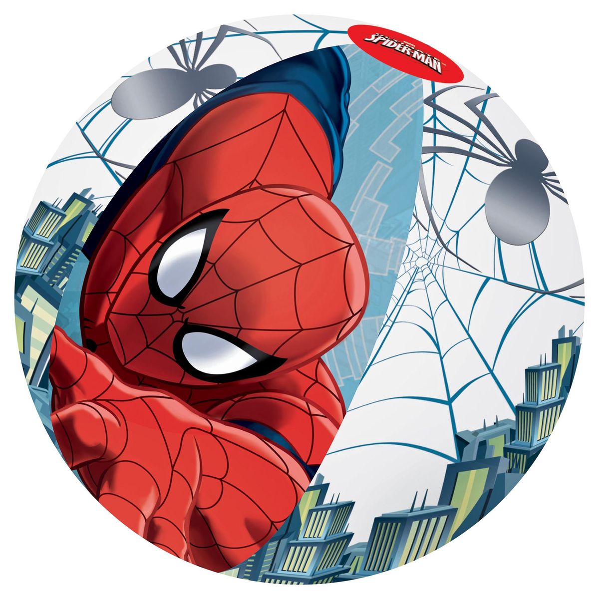 BESTWAY - Pelota Inflable Spider Man Multicolor 51x51x51 cm