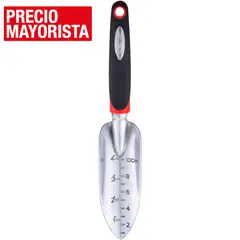 ERGO - Pala 12 cm de aluminio plateado con mango