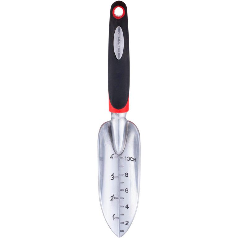 Pala 12 cm de aluminio plateado con mango