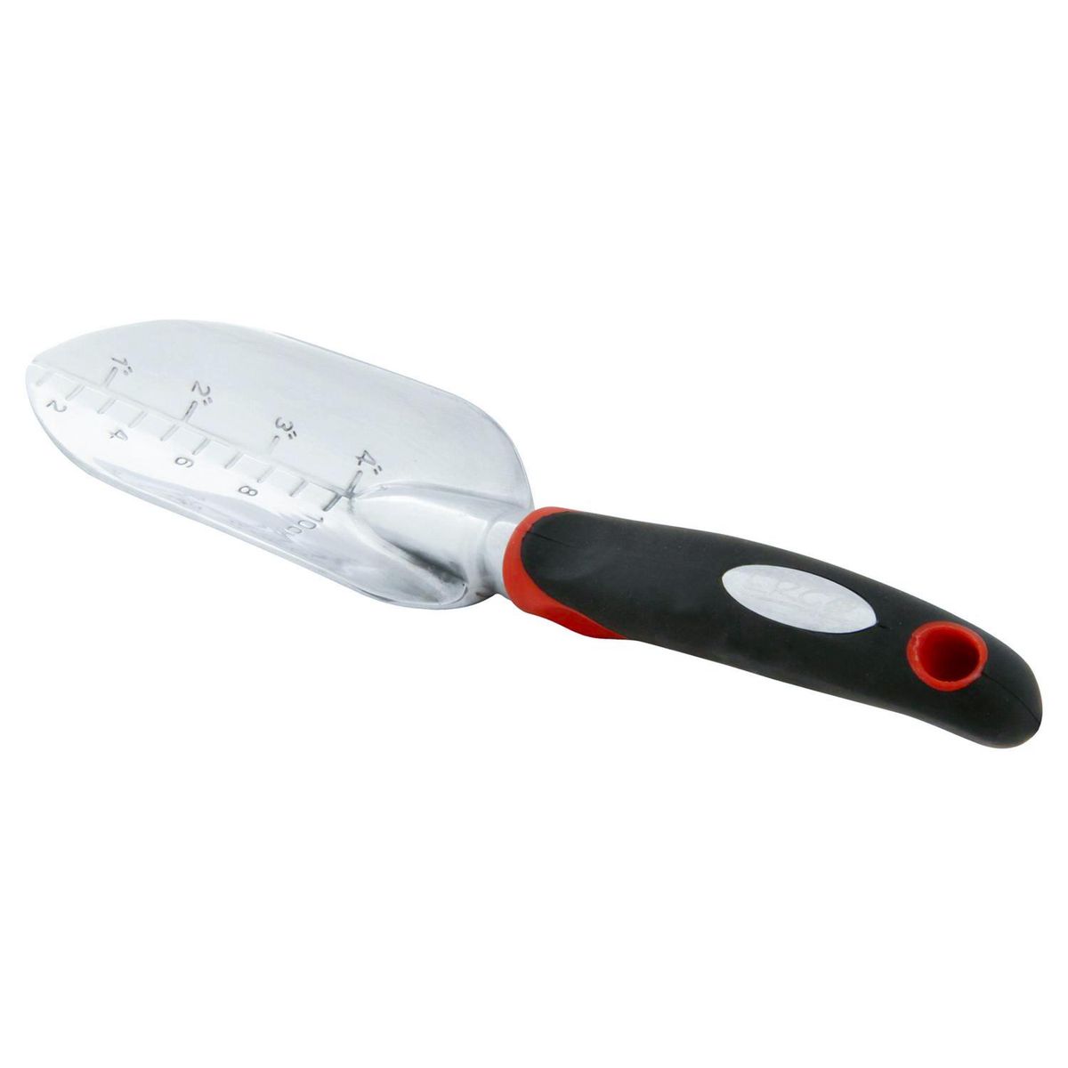 ERGO - Pala 12 cm de aluminio plateado con mango