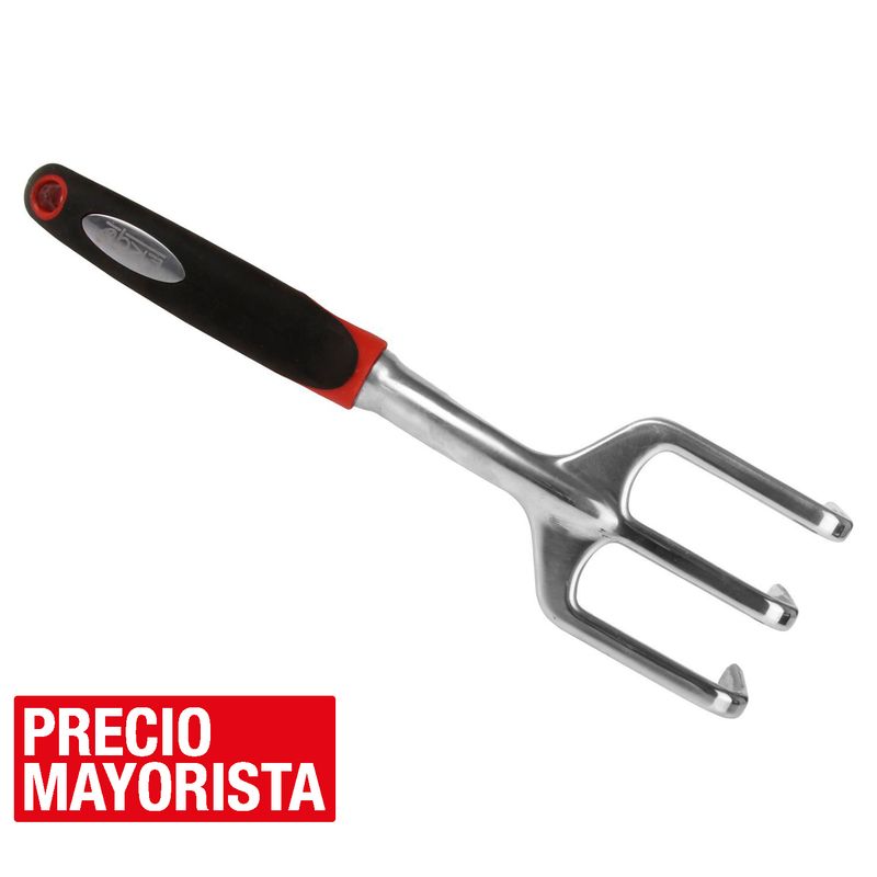 ERGO - Cultivador 12 cm de metal Plateado