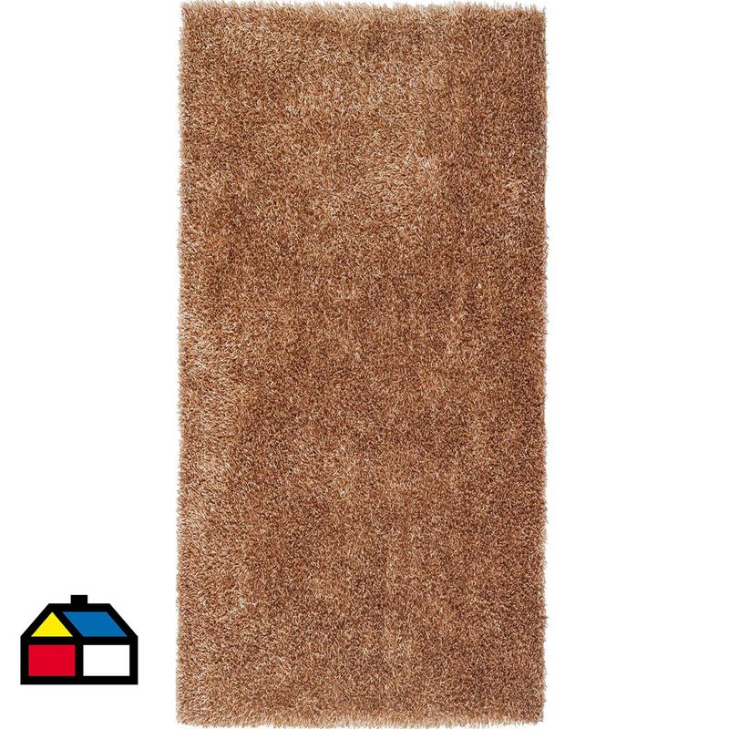 JUST HOME COLLECTION - Bajada de Cama Shaggy Mix 60x110 cm Poliéster Beige
