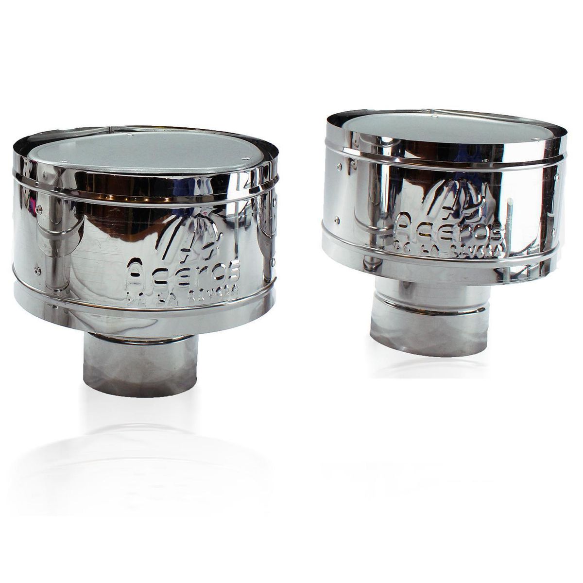 ACEROS DE LA RIVERA - Gorro para tubo 4"Acero Inox