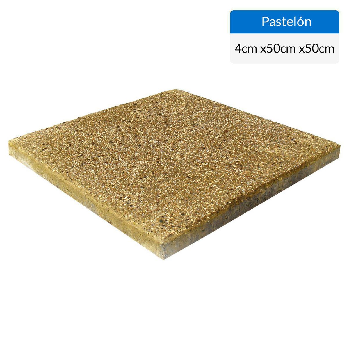 GENERICO - Pastelón 50 x 50 x 4 cm Grano Fulget