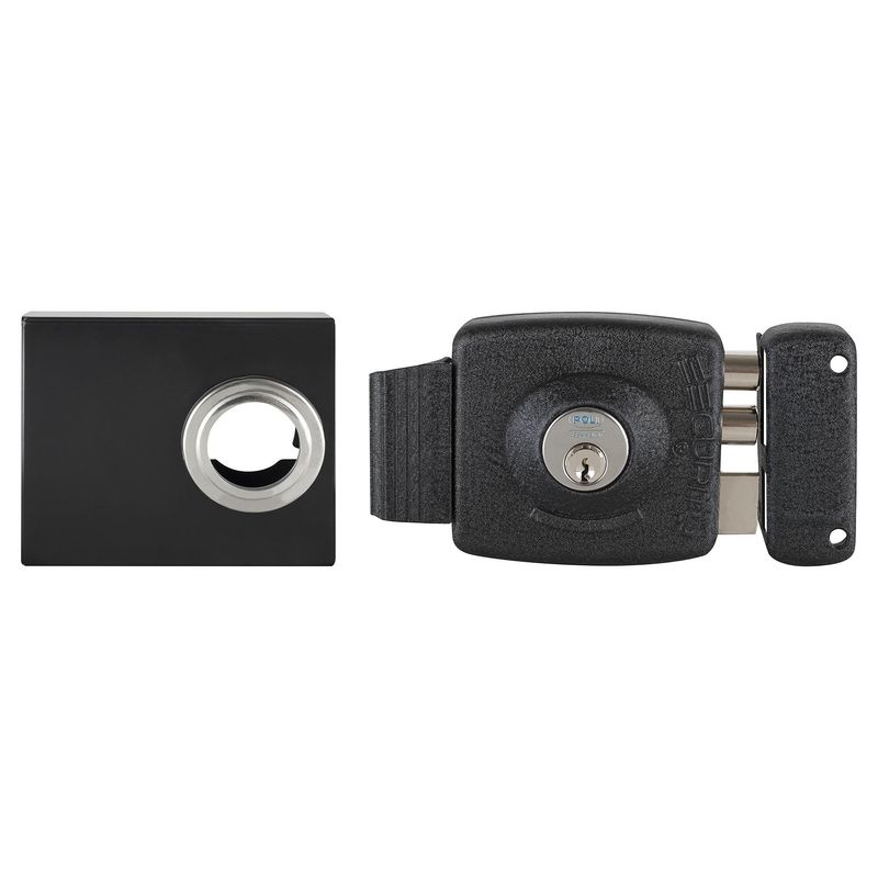 POLI - Cerradura sobreponer Security CI-30 negra