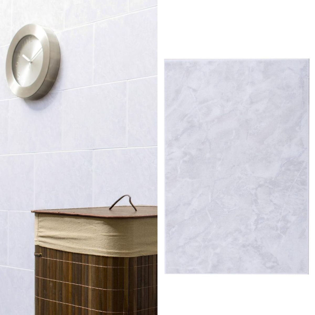 HOLZTEK - Cerámica 20x30 cm Mármol Gris.. 1.5 m2