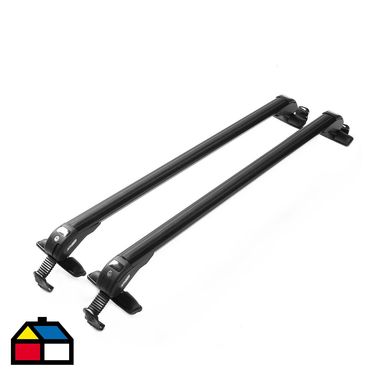 Barra de techo 1 m fierro negro