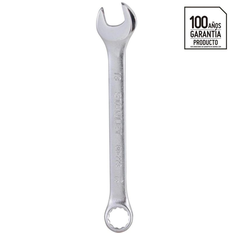 STANLEY - Llave de combinación 13 mm acero cromado
