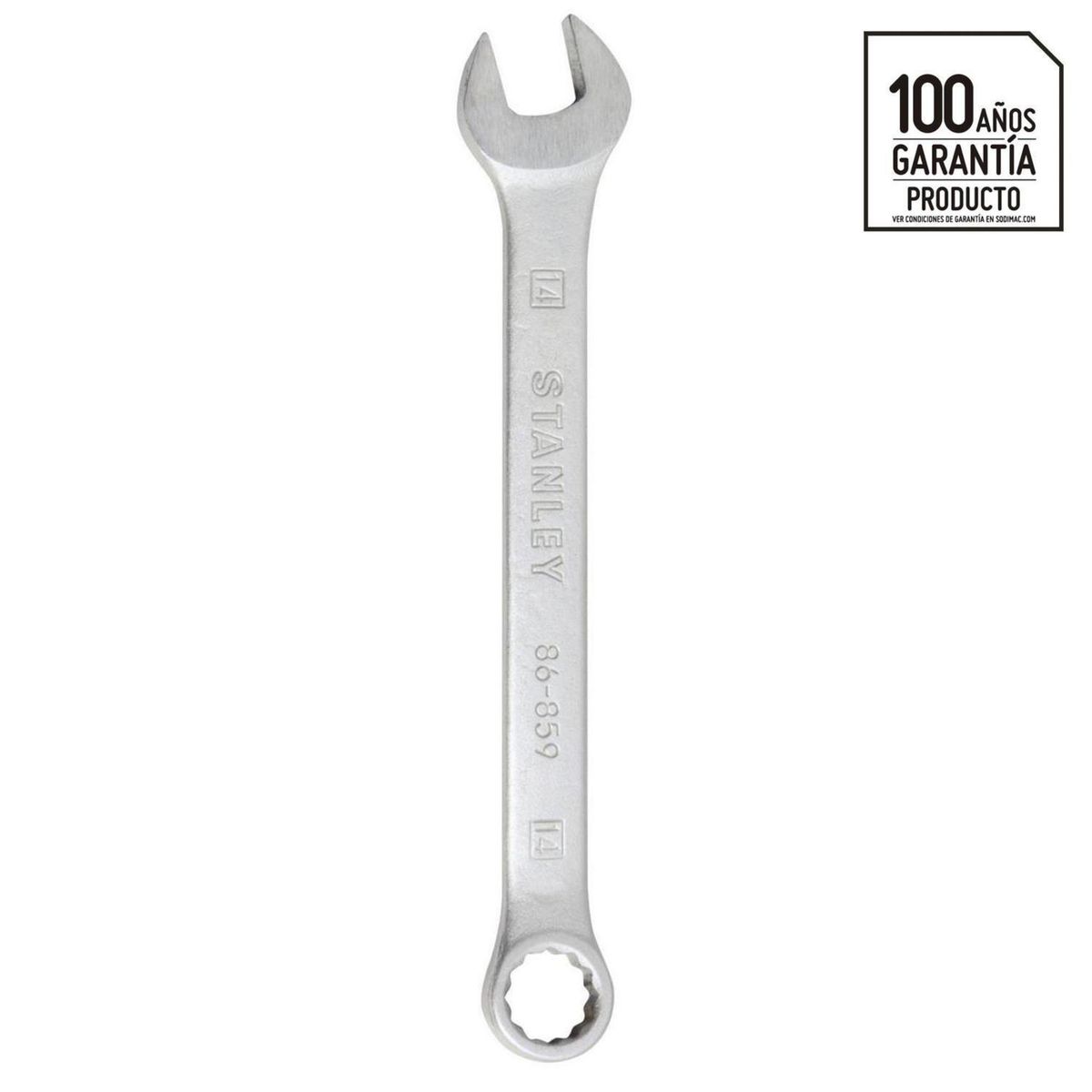 Llave de combinación 14 mm acero cromado, marca STANLEY - Foto Principal