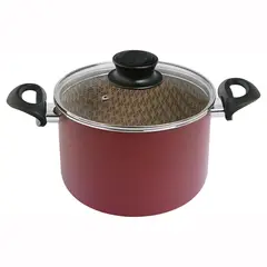 TRAMONTINA - Olla de Aluminio 20 cm 4,5 Lts Rojo